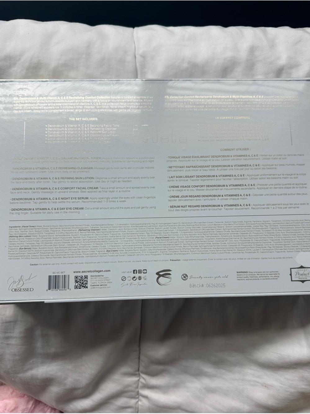 Secret Collagen Dendrobium & Multi-Vitamin Comfort Skincare Set - Brand New - Picture 6 of 8